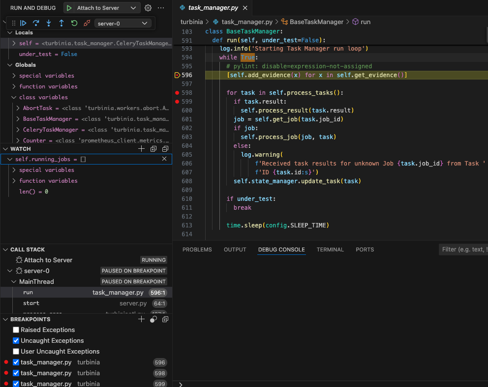 Turbinia VSCode Launch Configurations